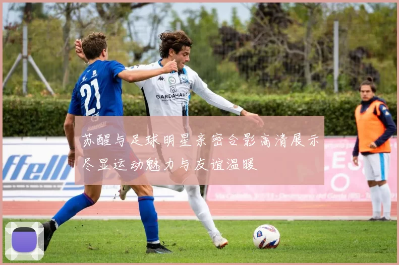 苏醒与足球明星亲密合影高清展示尽显运动魅力与友谊温暖